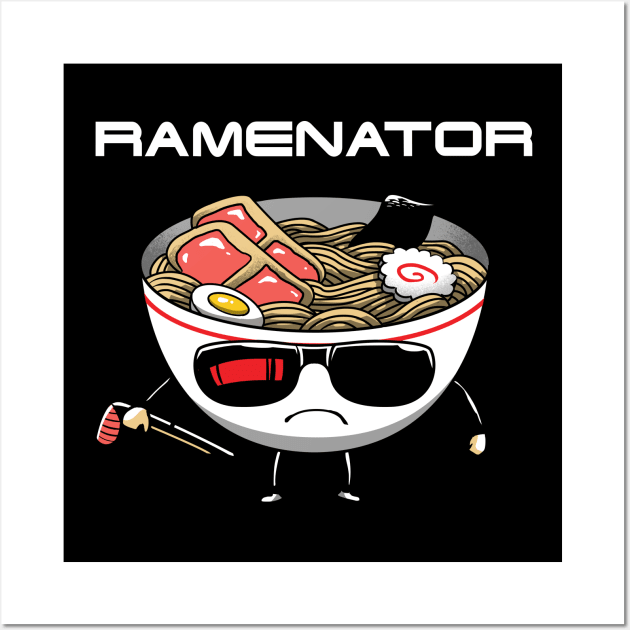 Ramenator Wall Art by Vincent Trinidad Art